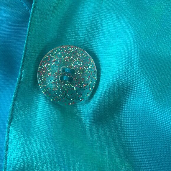 Teal Women's Jacket with Hood - Picture 8 of 12